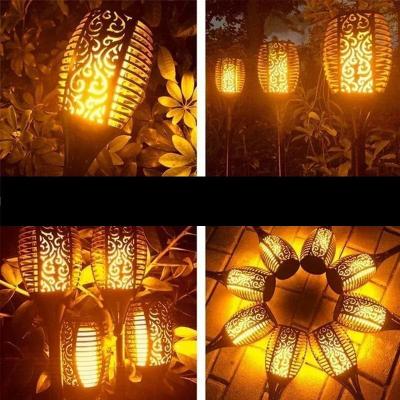 Lampe-solaire-exterieur-torche-motifs